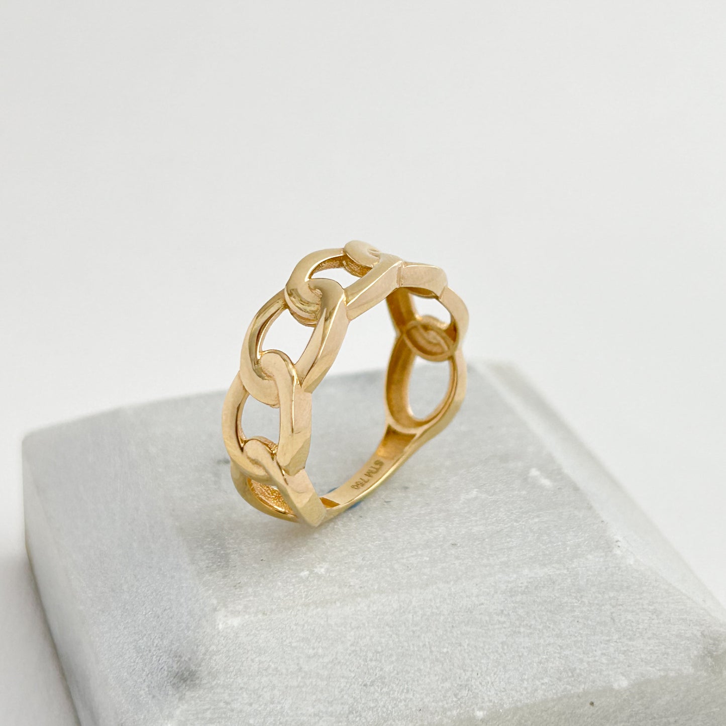 Anillo Big Barbada Oro18k