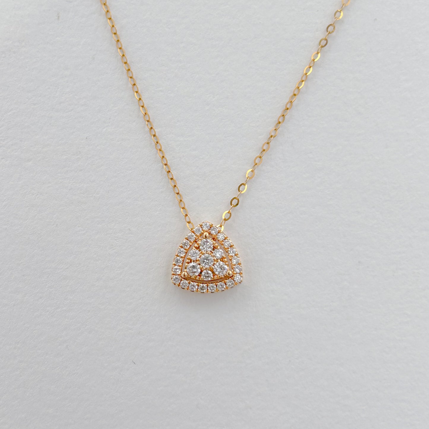 Collar PentaGlam con diamantes en Oro18k