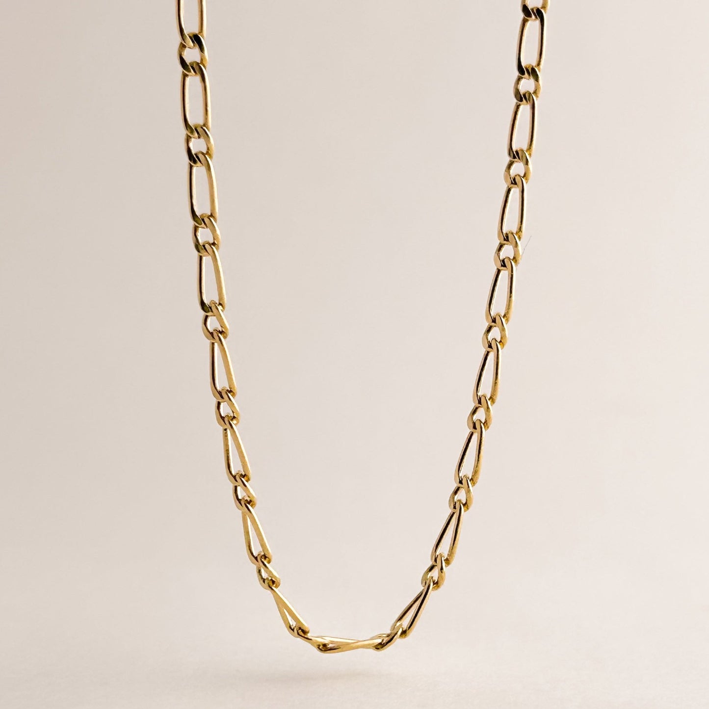 Cadena Cartier 3 mm 60 cm para hombre oro 18k