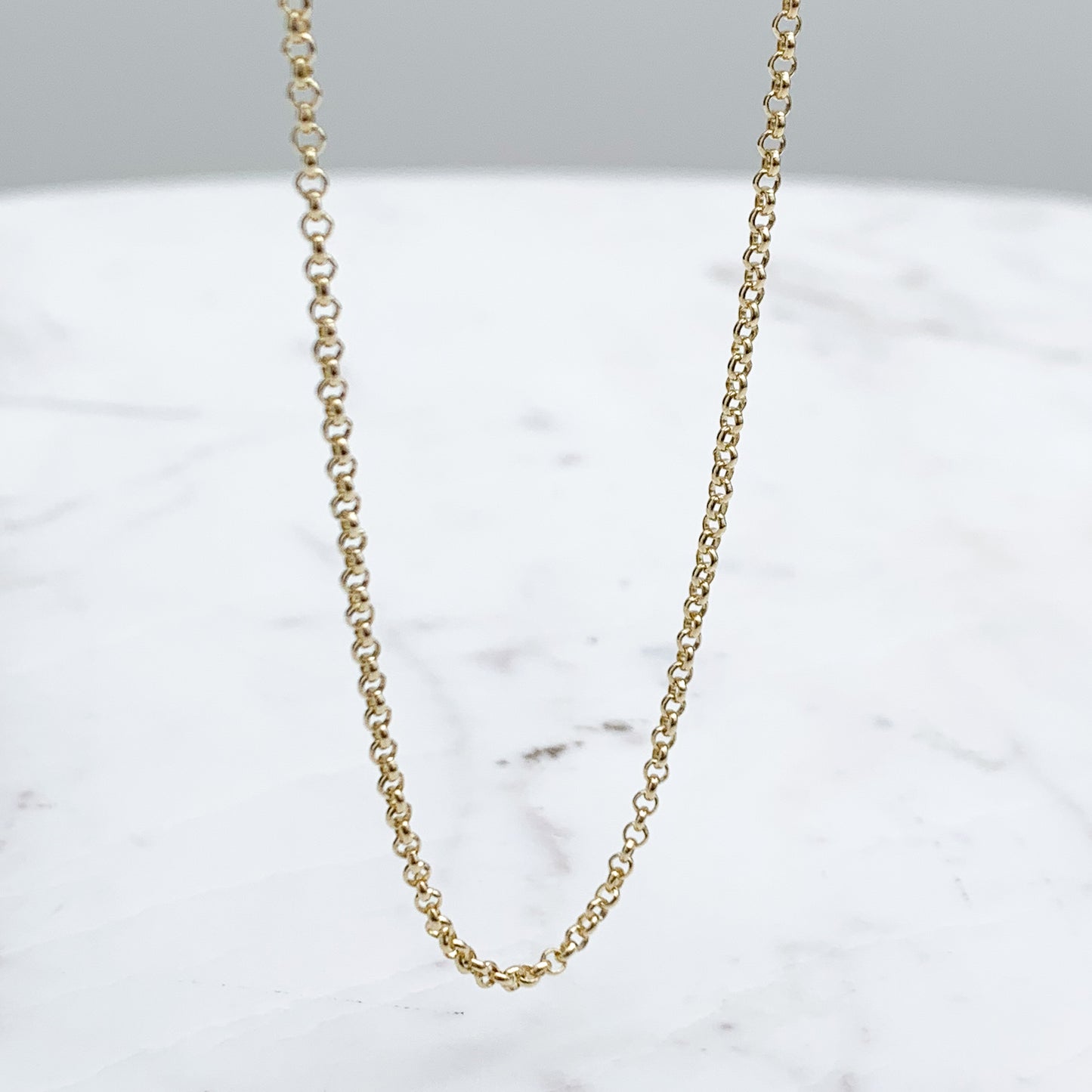 Cadena Rolo 2 mm Oro18k