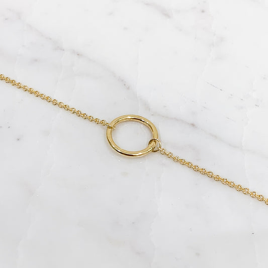 Pulsera eternity en oro 18k