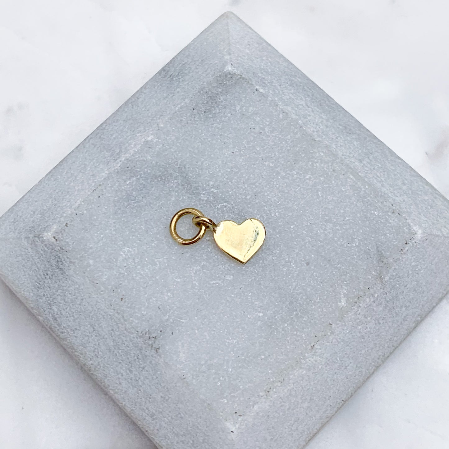 Charm de Corazón para Argolla en Oro 18k
