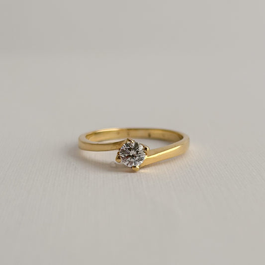 Anillo de Compromiso Oro18k - 10
