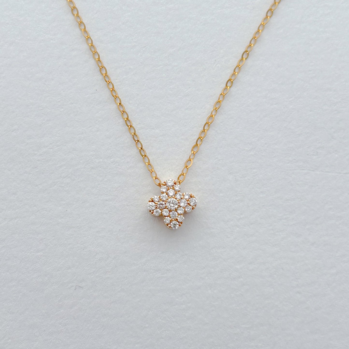Collar PentaGlam con diamantes en Oro18k