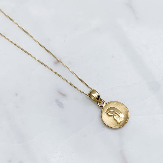 Dije de virgen Oro18k