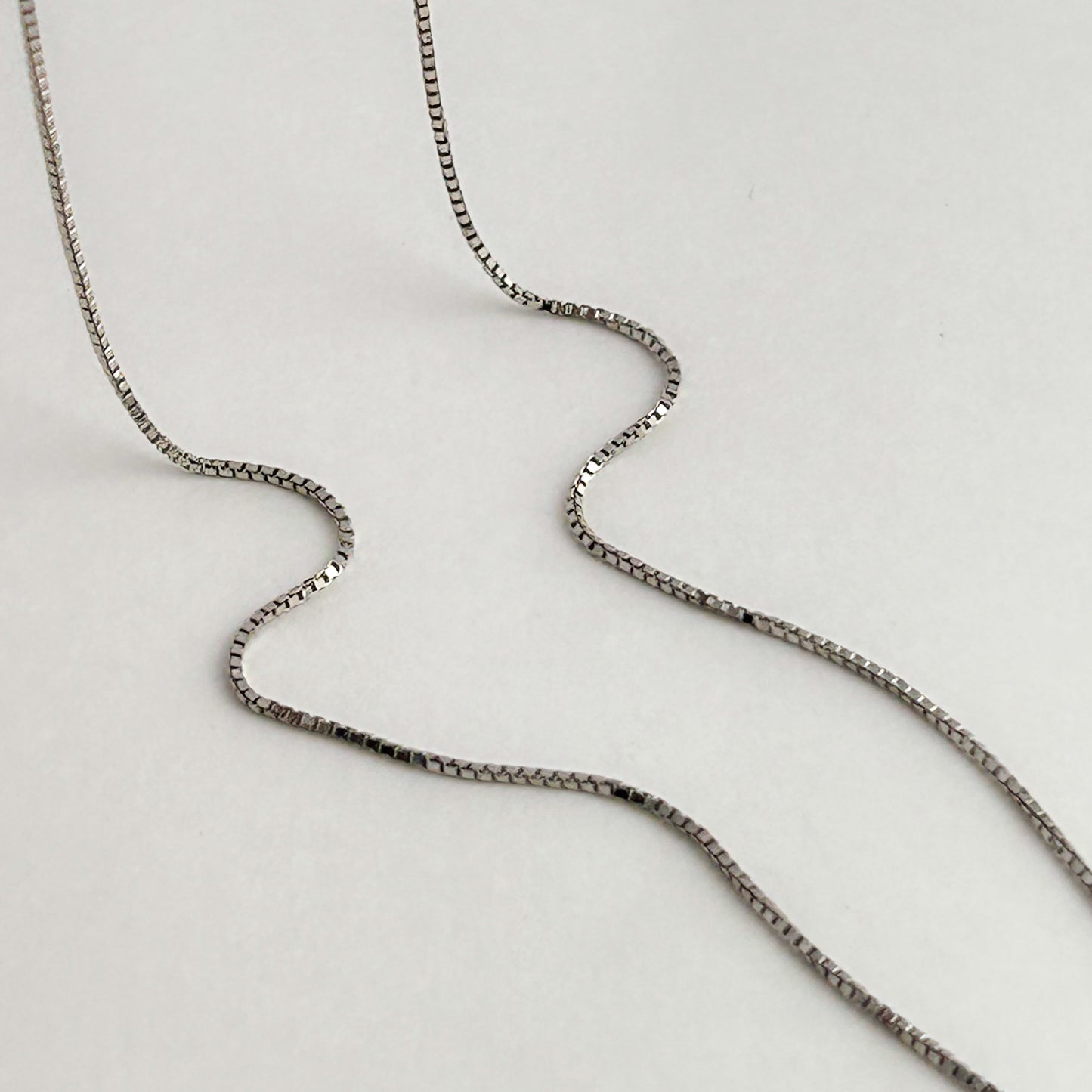 Cadena veneciana oro blanco 18k