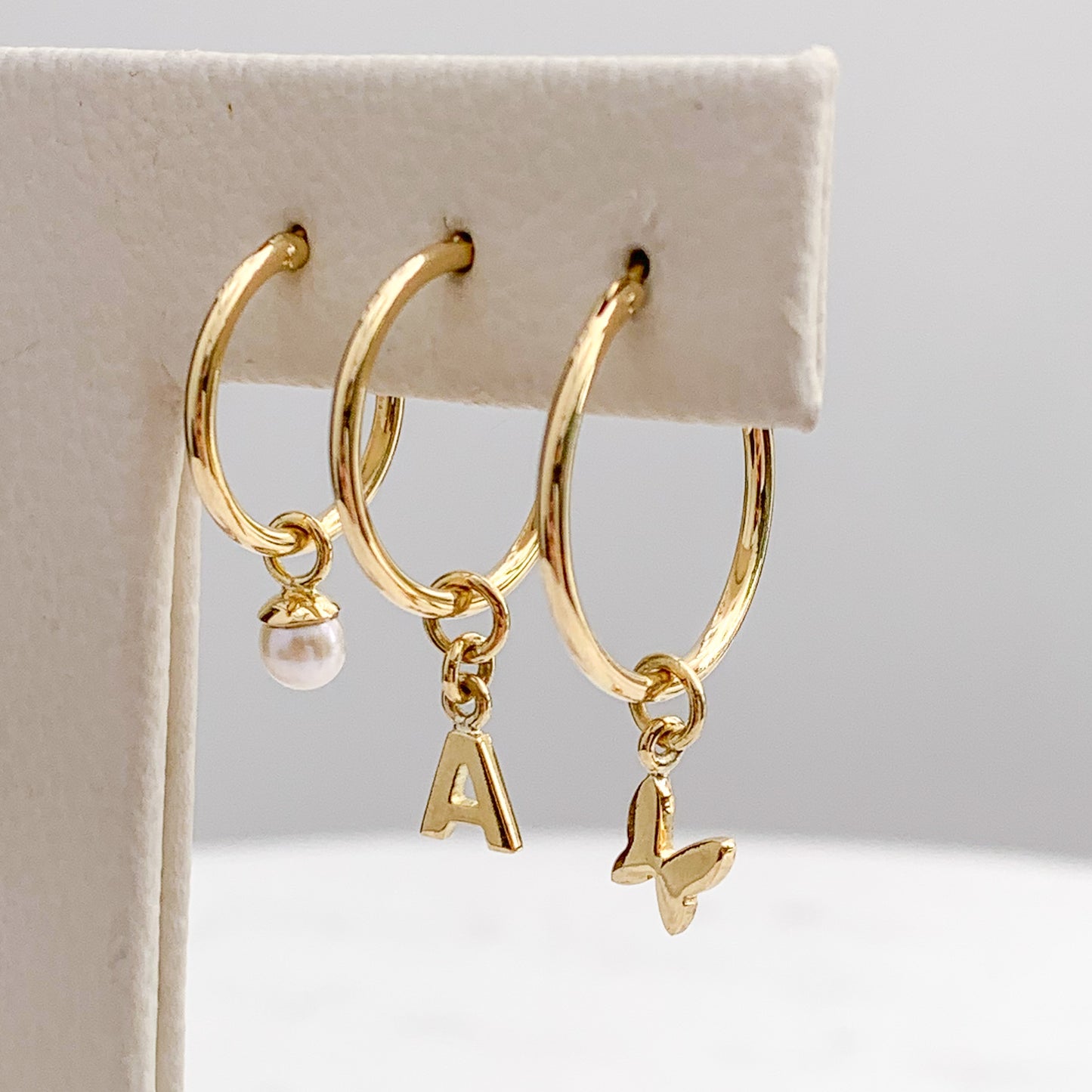 Argollas tubo Oro18k