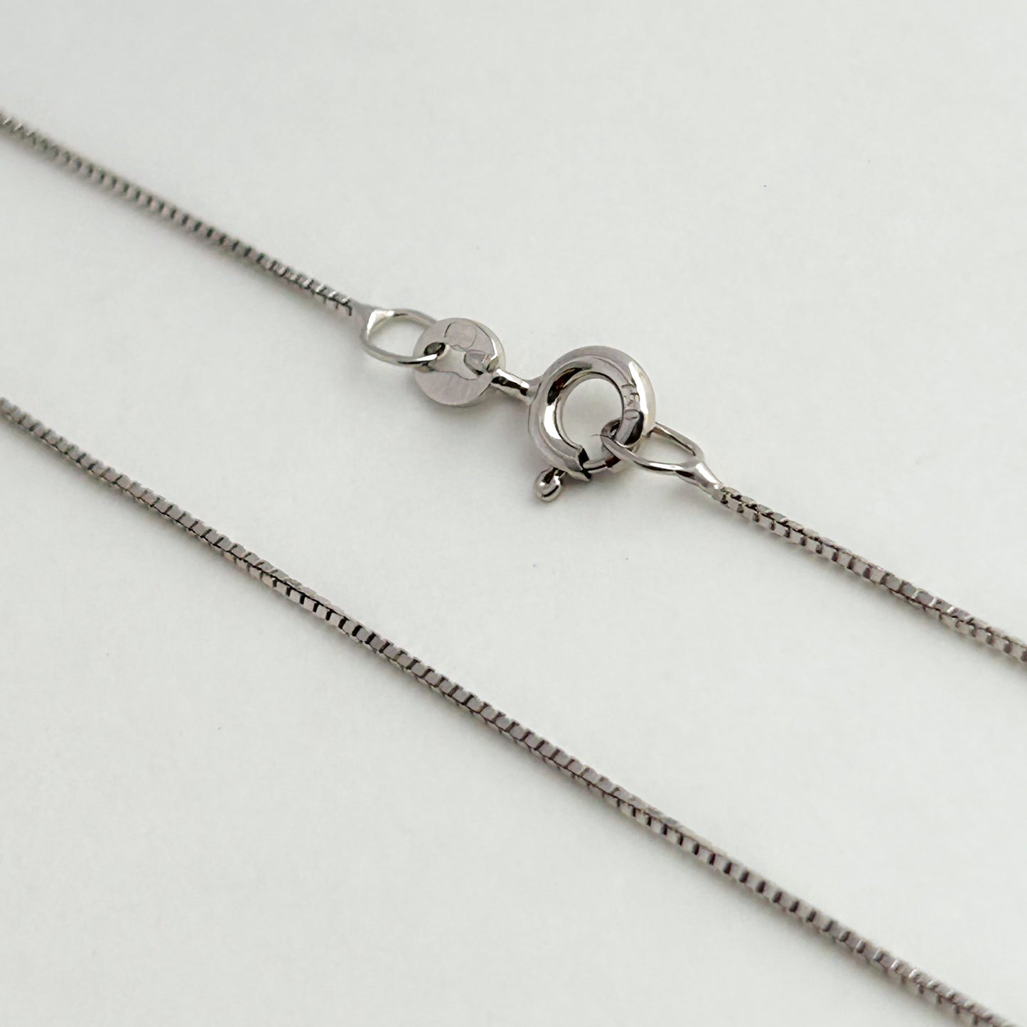 Cadena veneciana oro blanco 18k