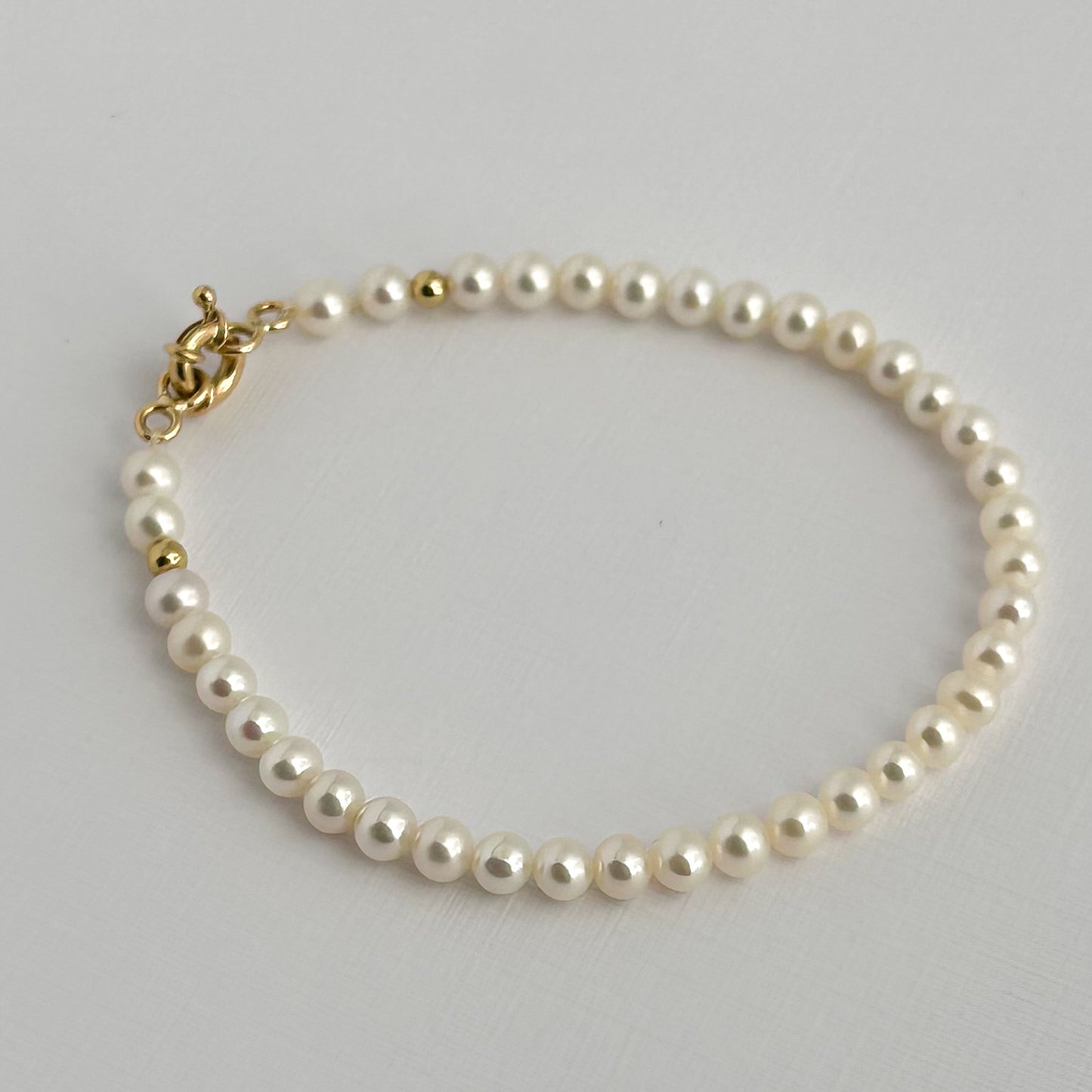 Pulsera Perlas cultivadas con oro18k