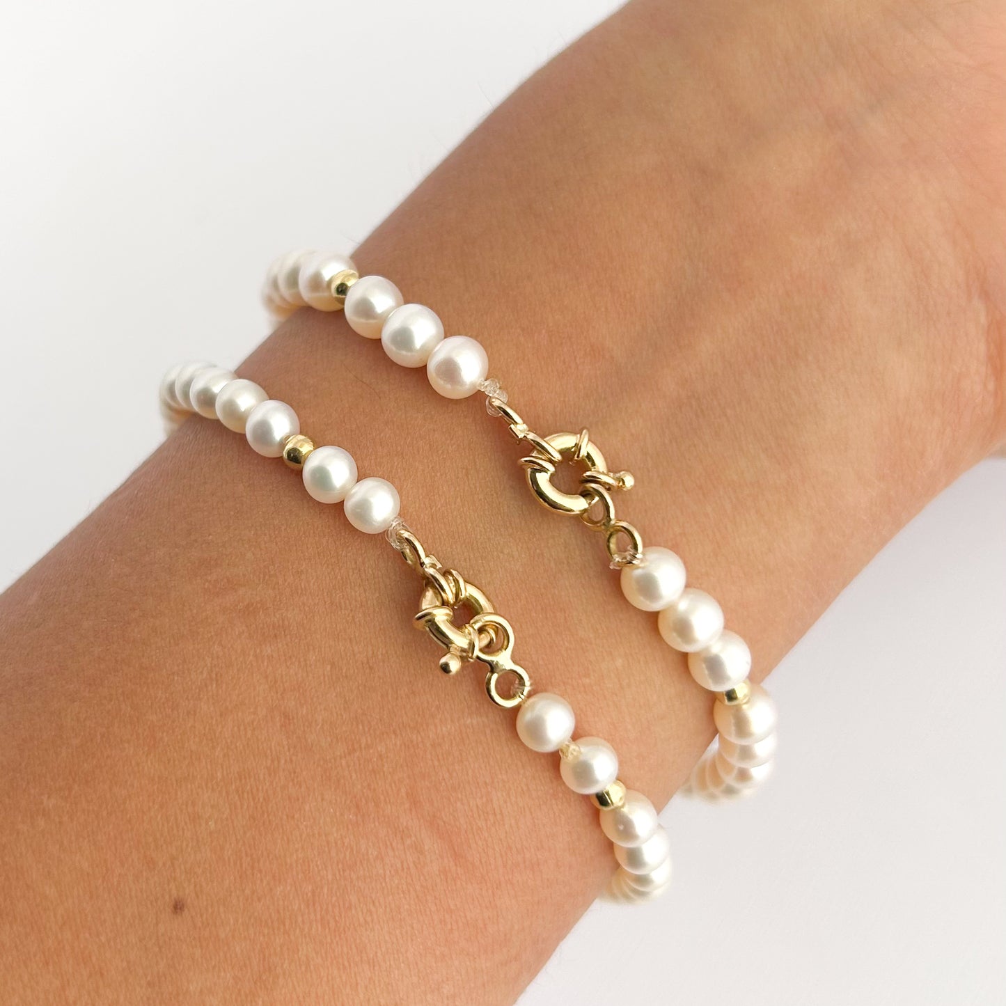 Pulsera Perlas cultivadas con oro18k