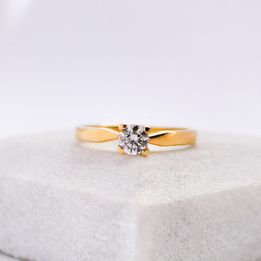 Anillo de Compromiso Oro18k - 9