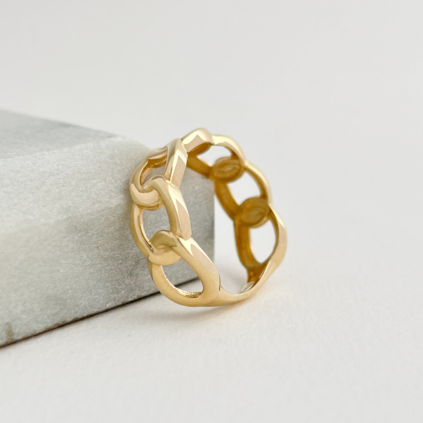 Anillo Big Barbada Oro18k