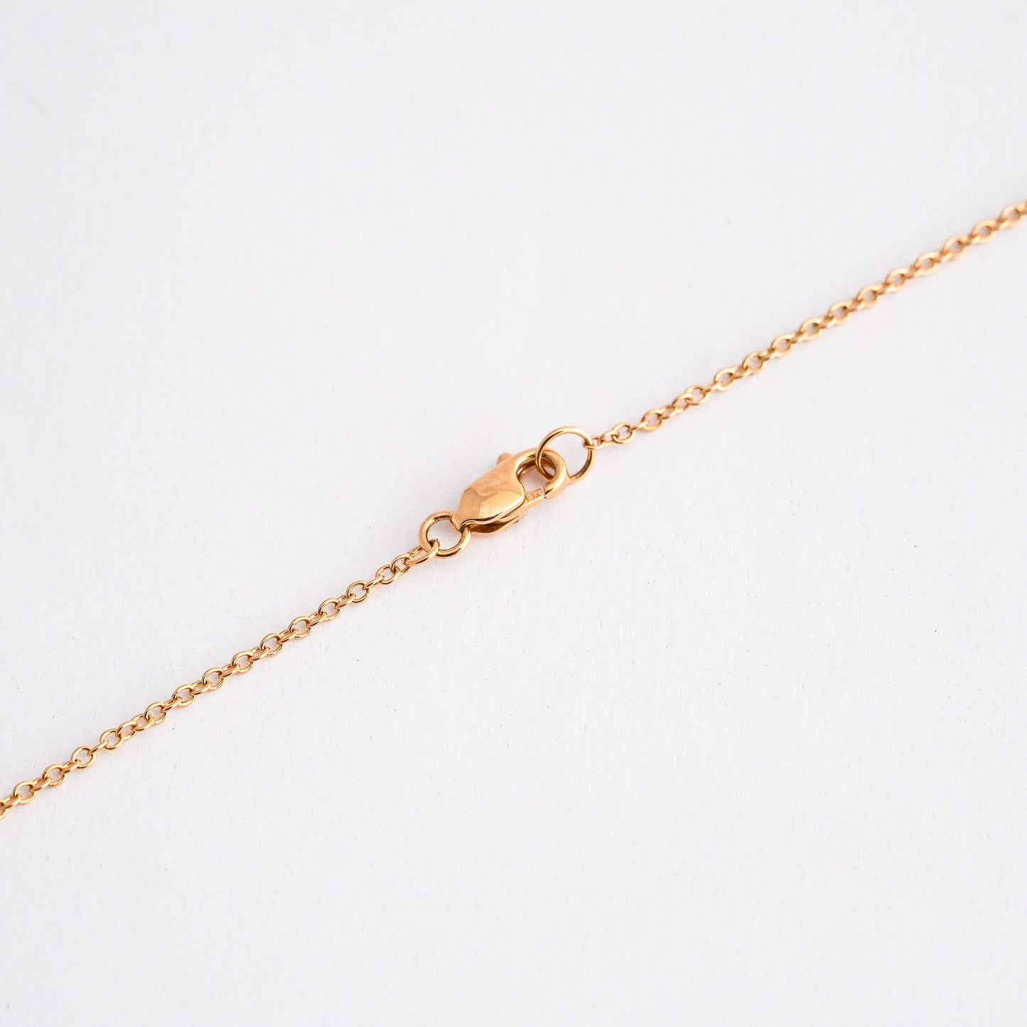 Collar niños con diamantes en oro18k