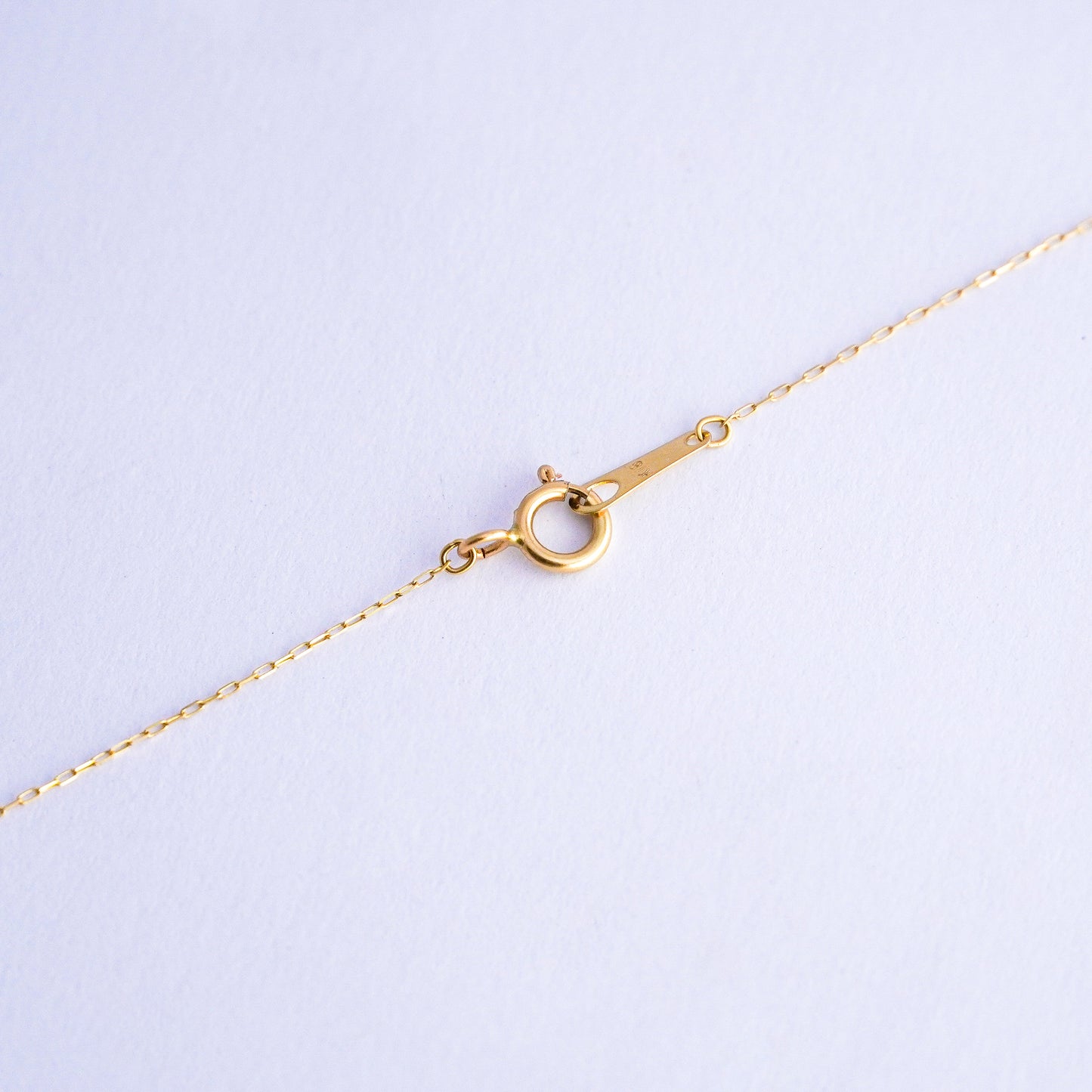 Collar llave con diamantes naturales en Oro18k