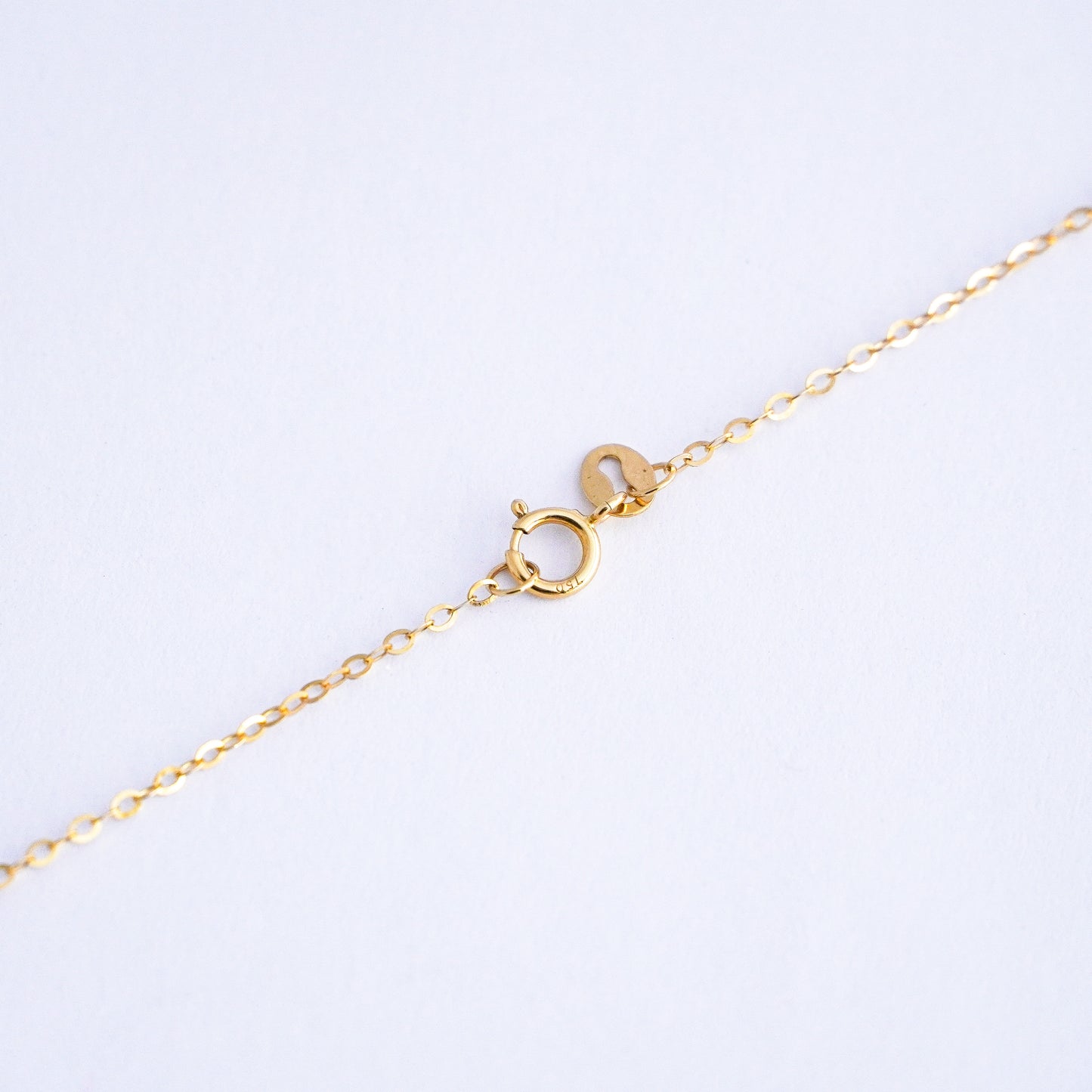 Collar corazones trebol con diamantes naturales en Oro18k