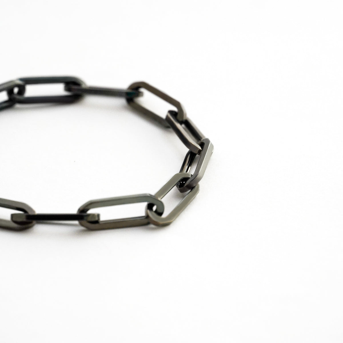 Pulsera Eslabón Marinero en Oro 18K Negro
