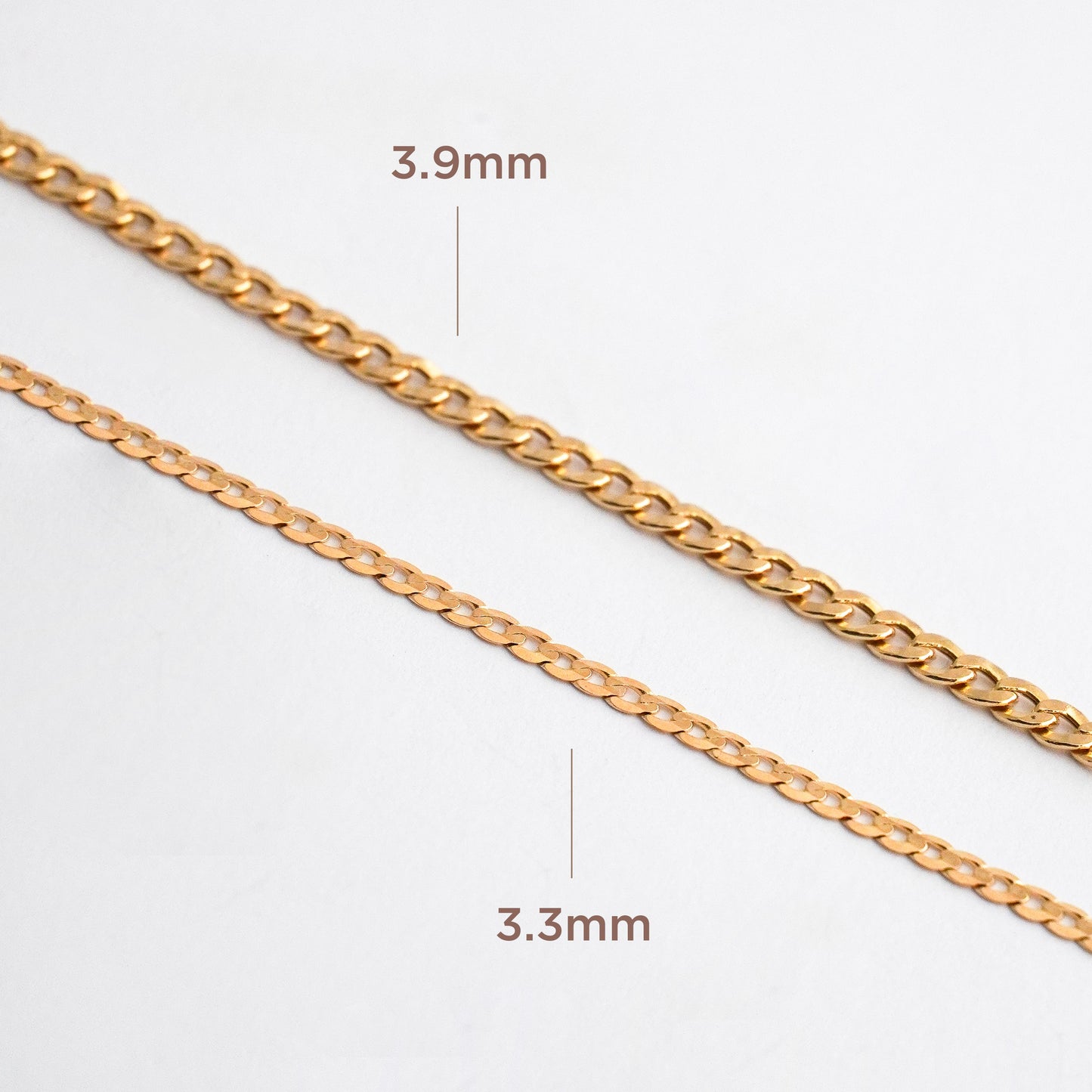 Cadena Pancer 60 cm para hombre oro 18k