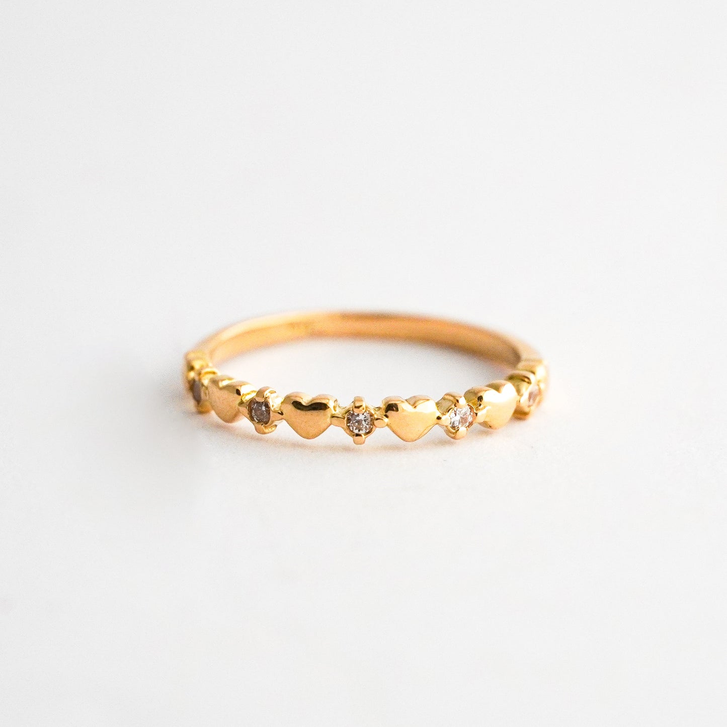 Anillo destello de amor en Oro18k