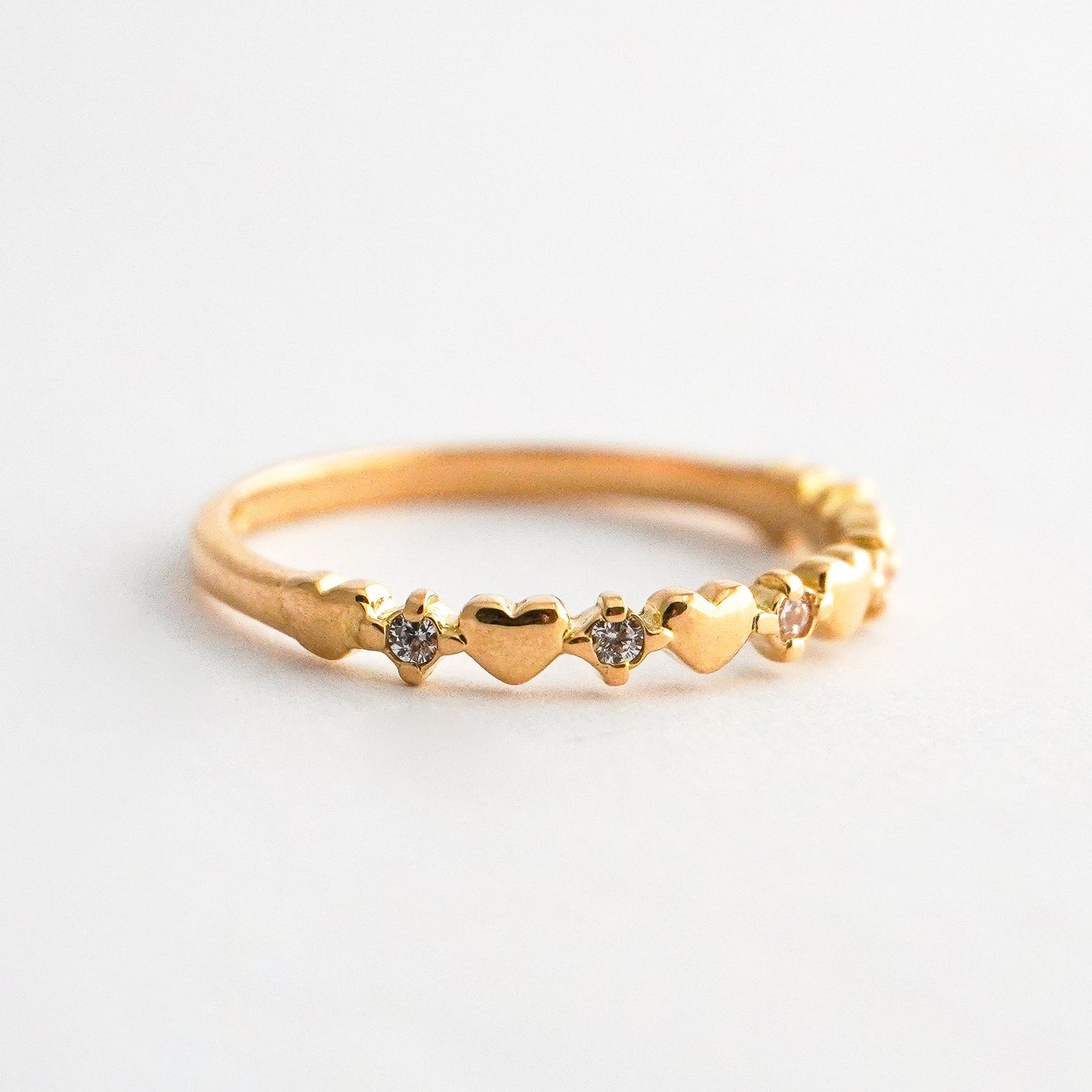 Anillo destello de amor en Oro18k