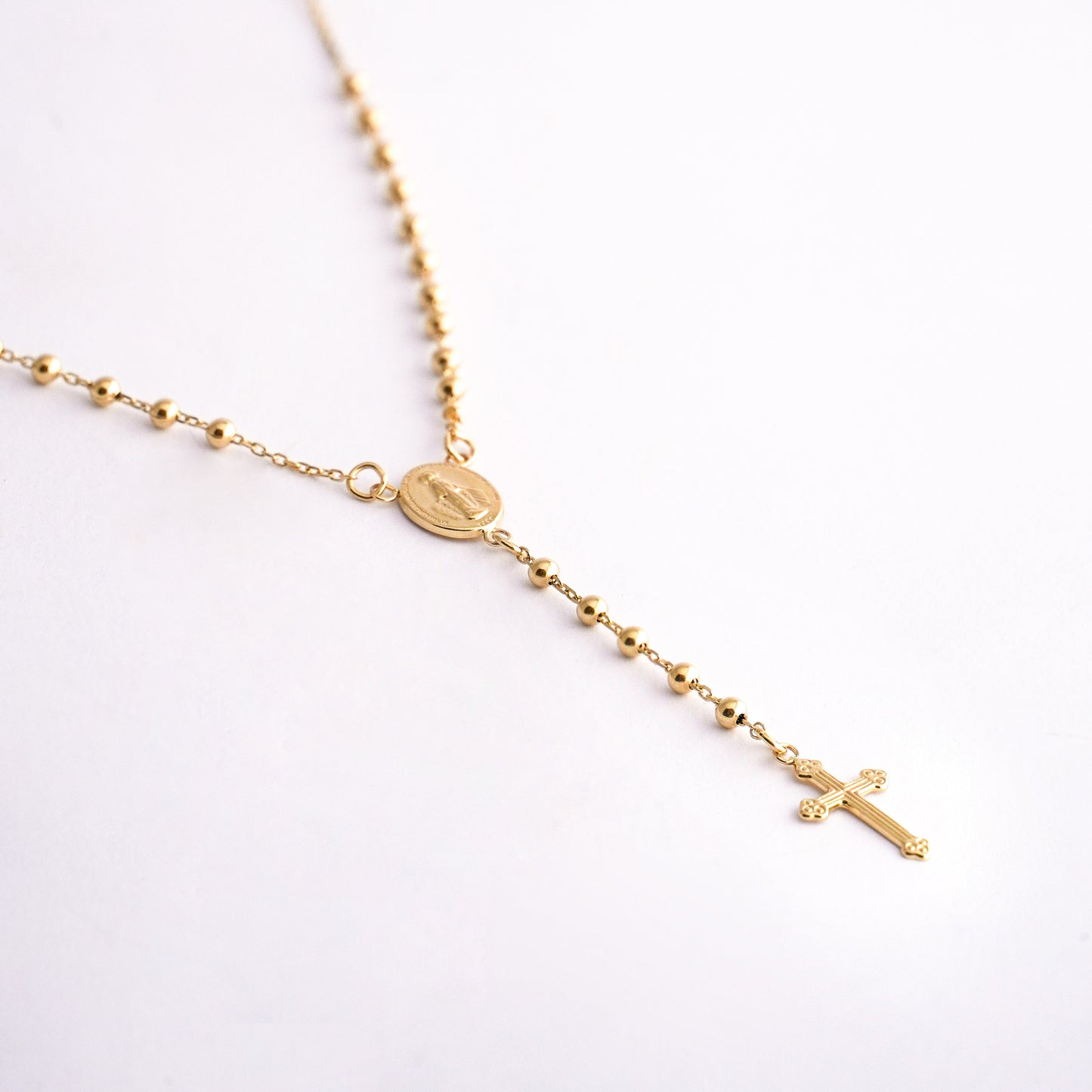 Cadena Rosario Oro18k