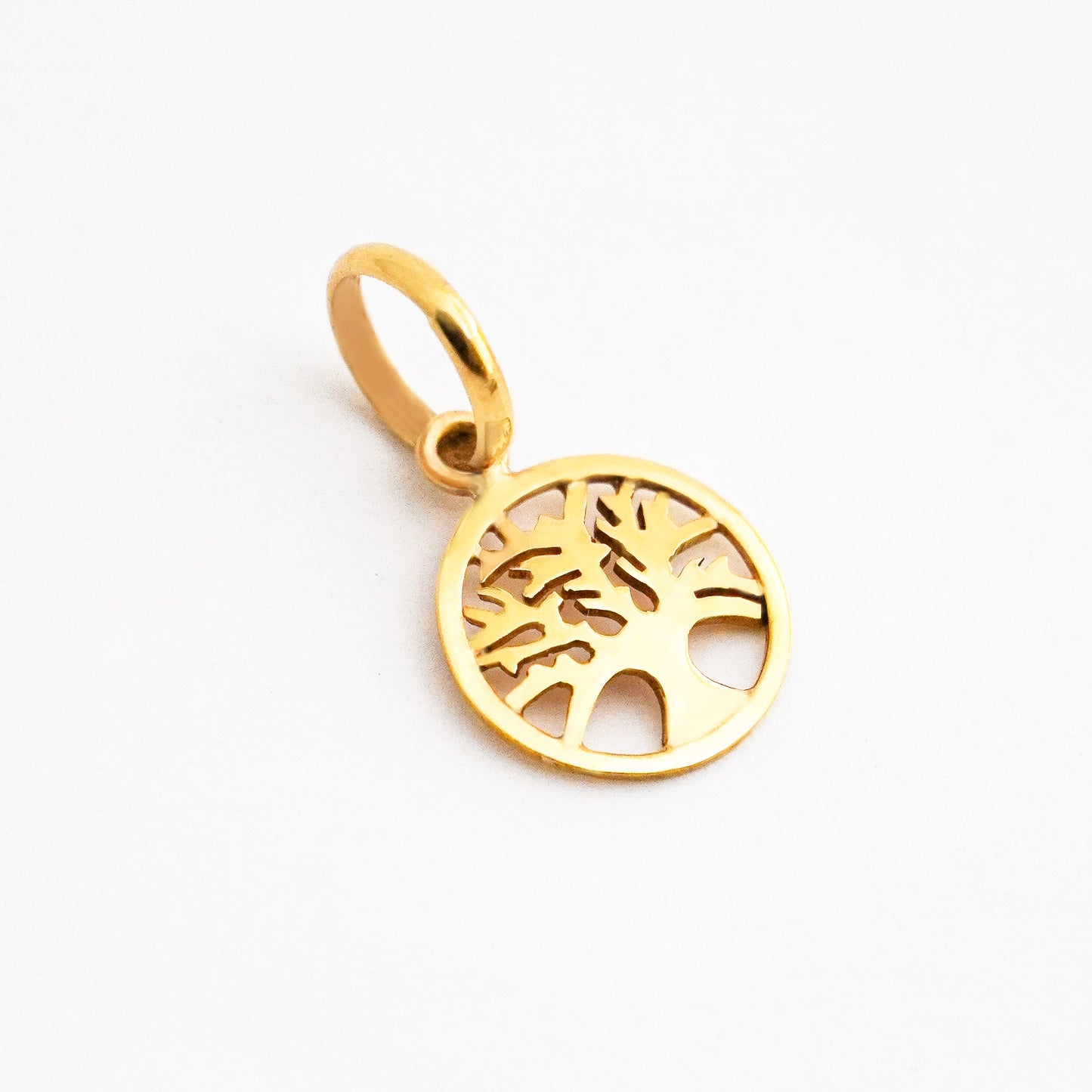 Dije Árbol De La Vida Puñera Oro 18K