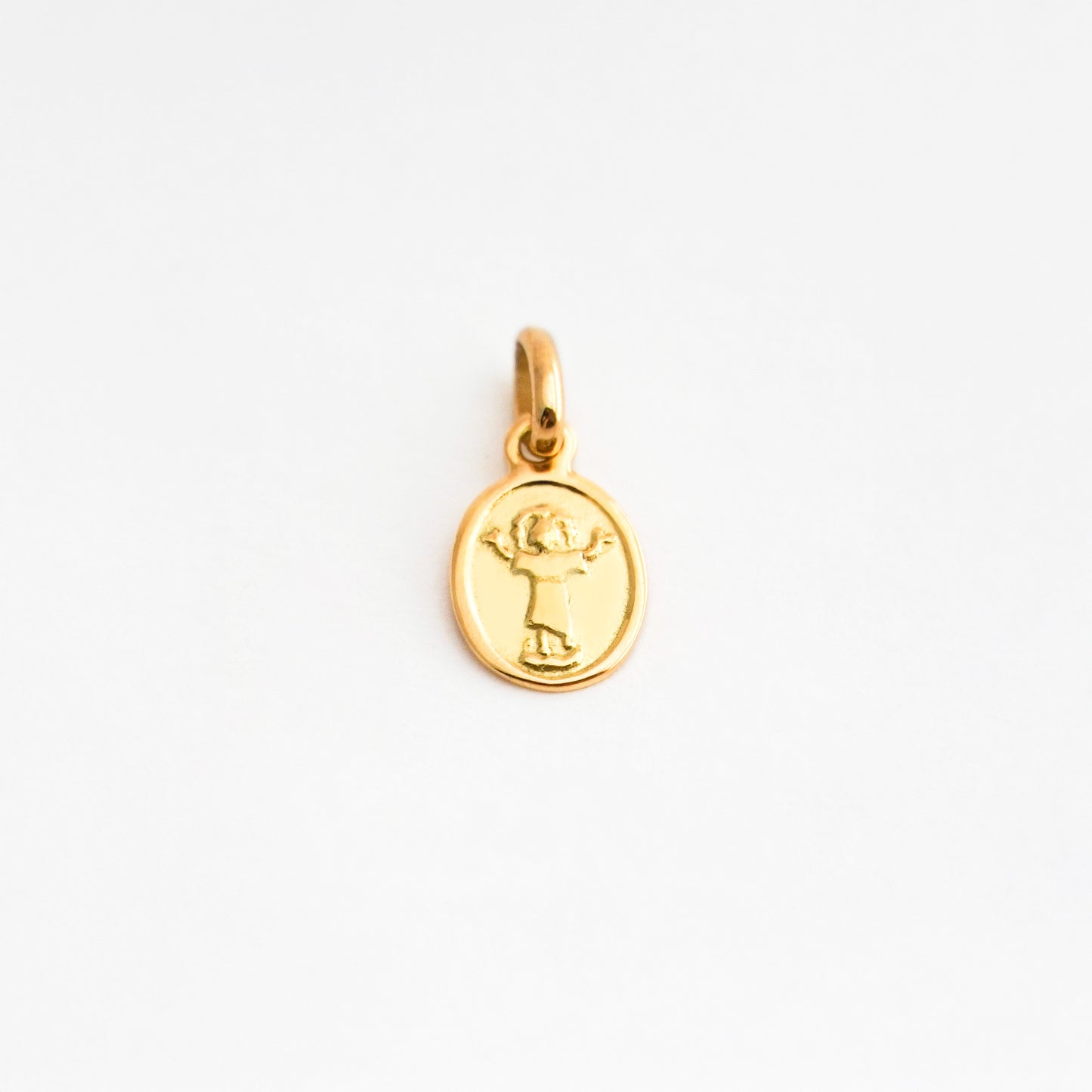 Medalla Divino Niño Pequeña en Oro 18K