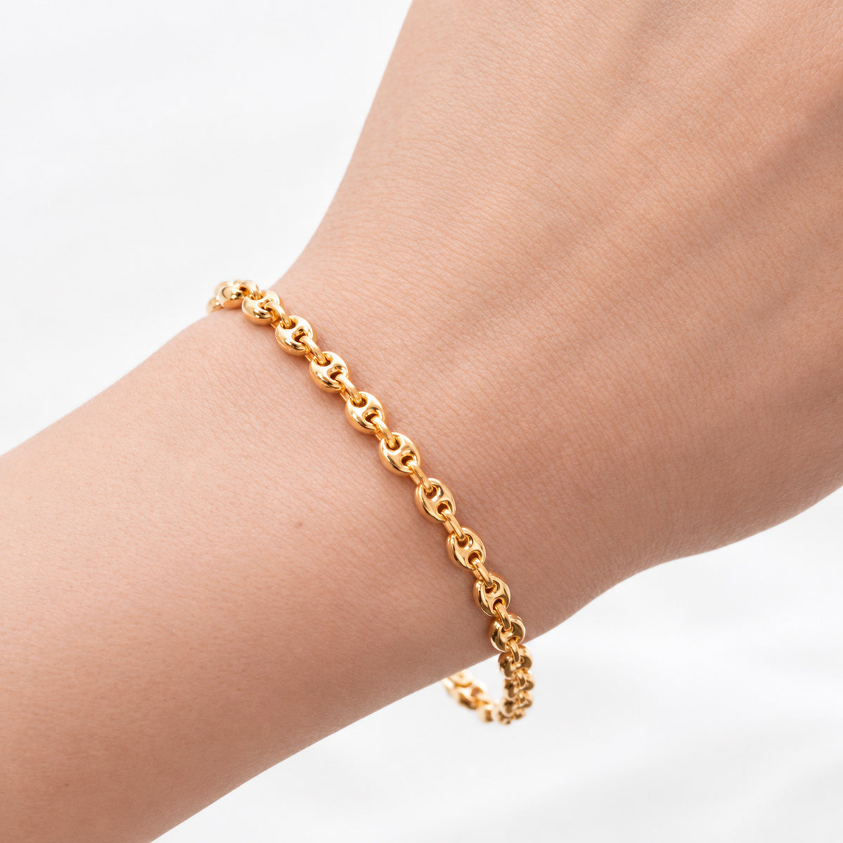 Pulsera Milano Bold 4.5 mm en Oro 18K
