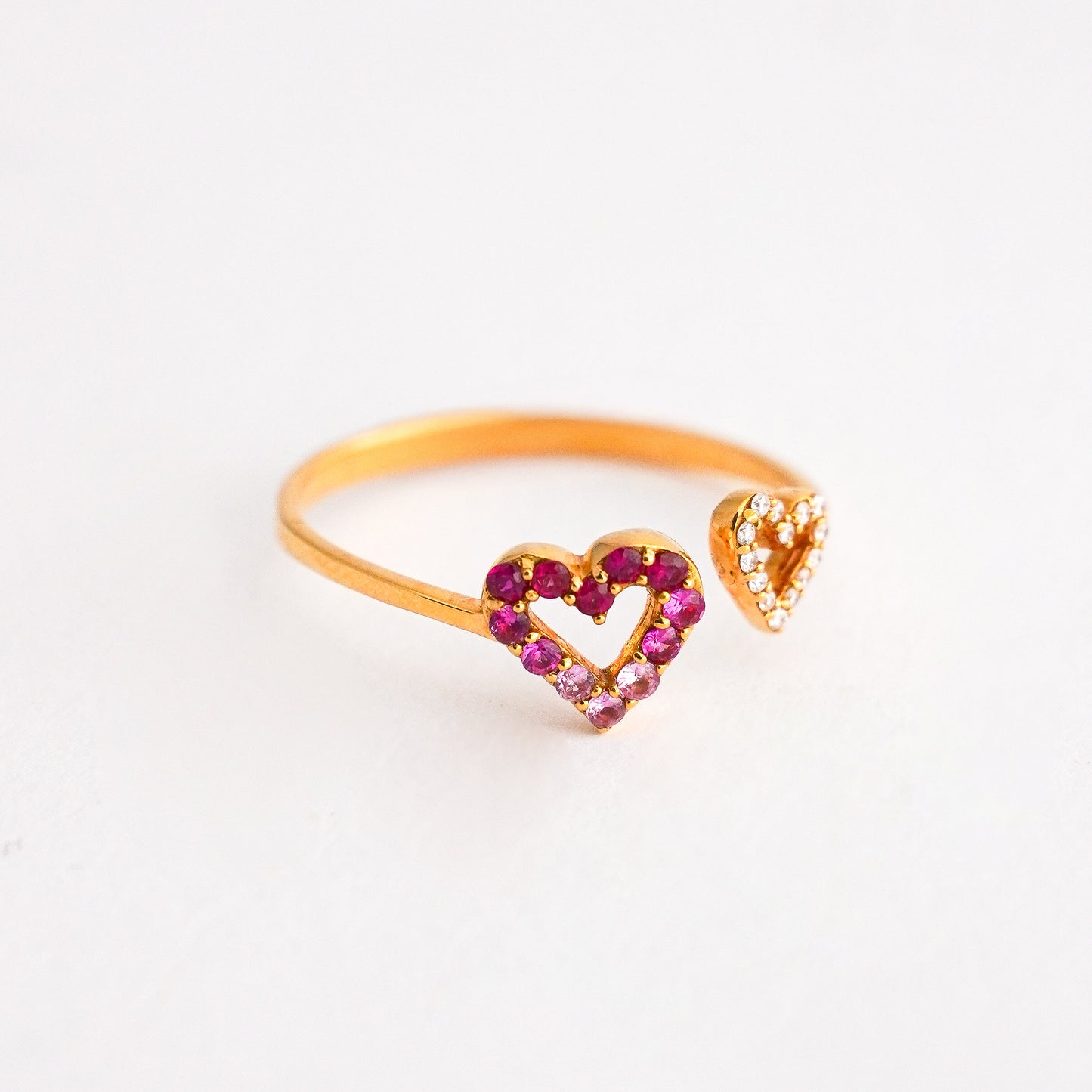 Anillo Reveal Love Rubí en Oro 18K