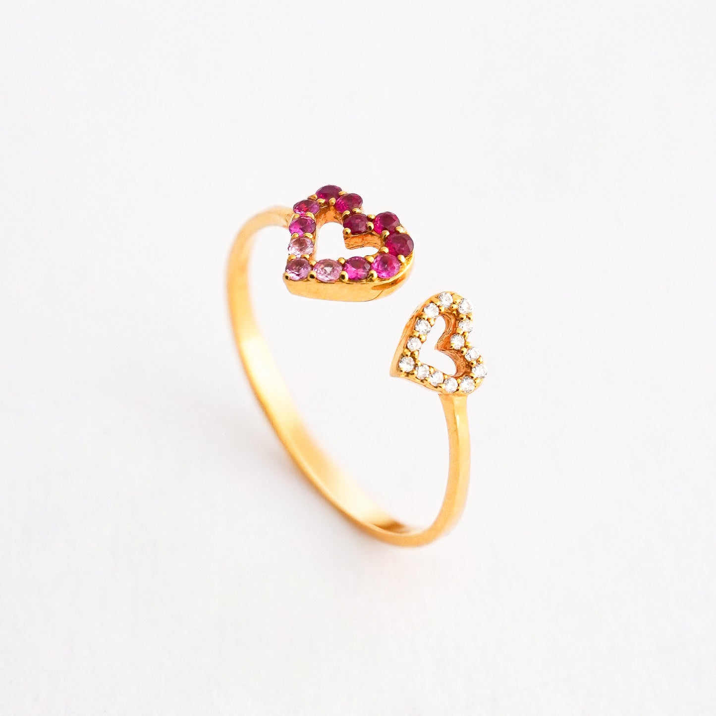 Anillo Reveal Love Rubí en Oro 18K