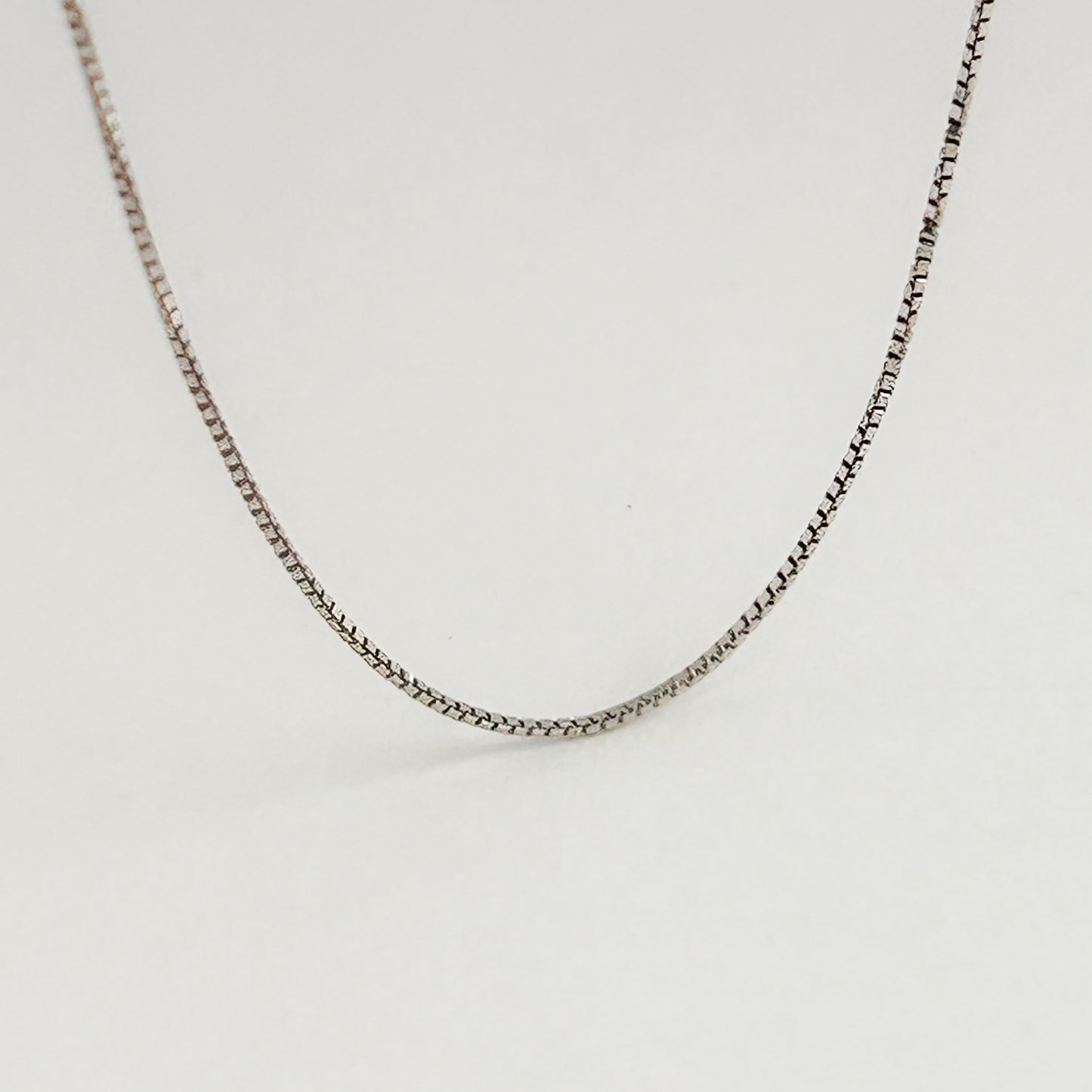 Cadena veneciana oro blanco 18k