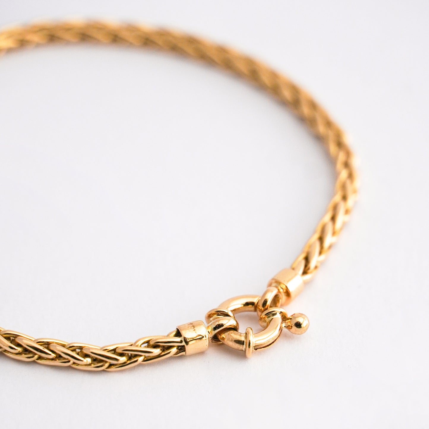 Pulsera Espiga Delgada en Oro18k