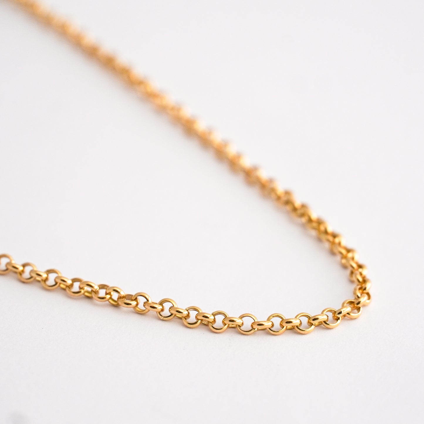 Cadena Rolo 2.5 mm maciza Oro18k