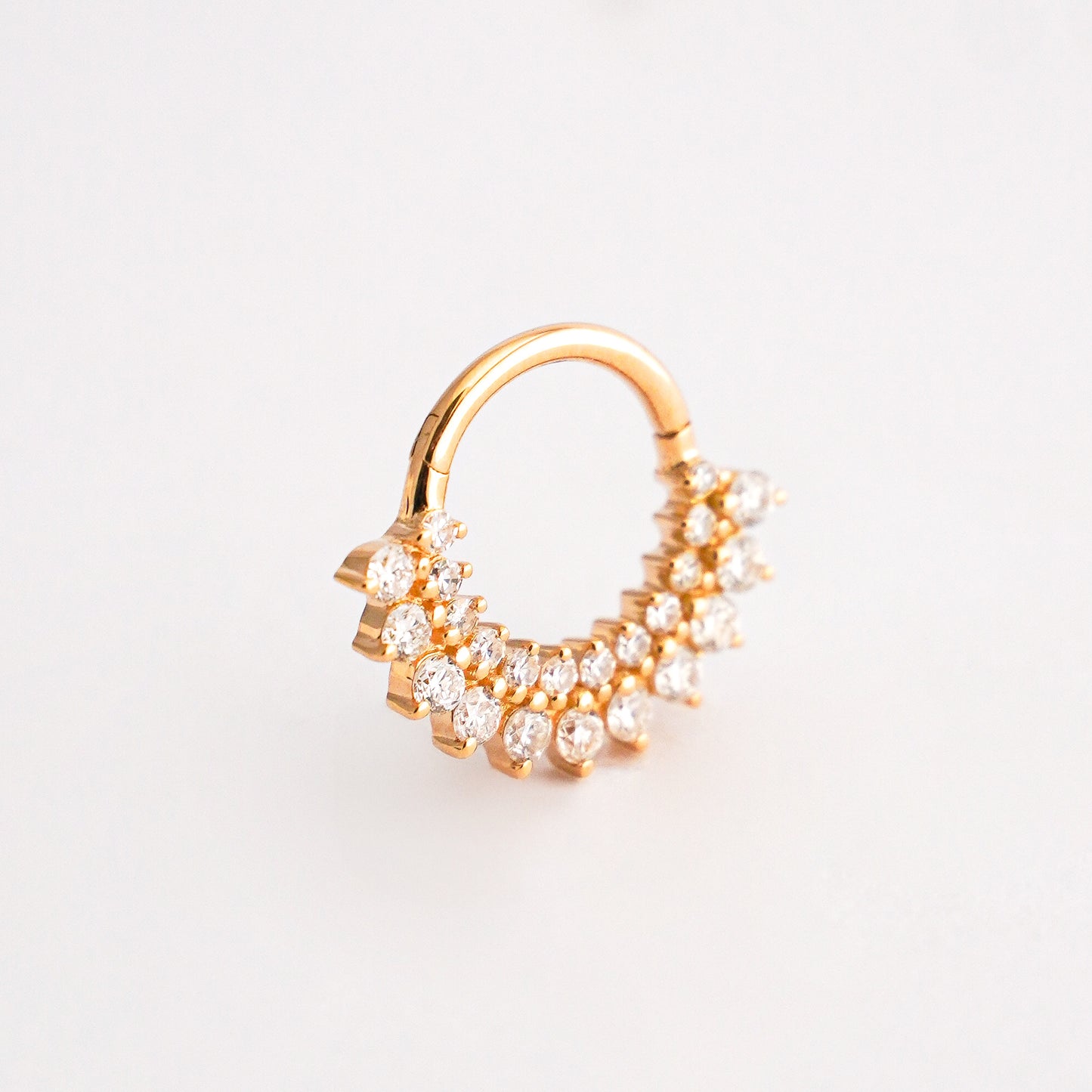 Clicker brillo imperial en Oro18k Daith - Piercing