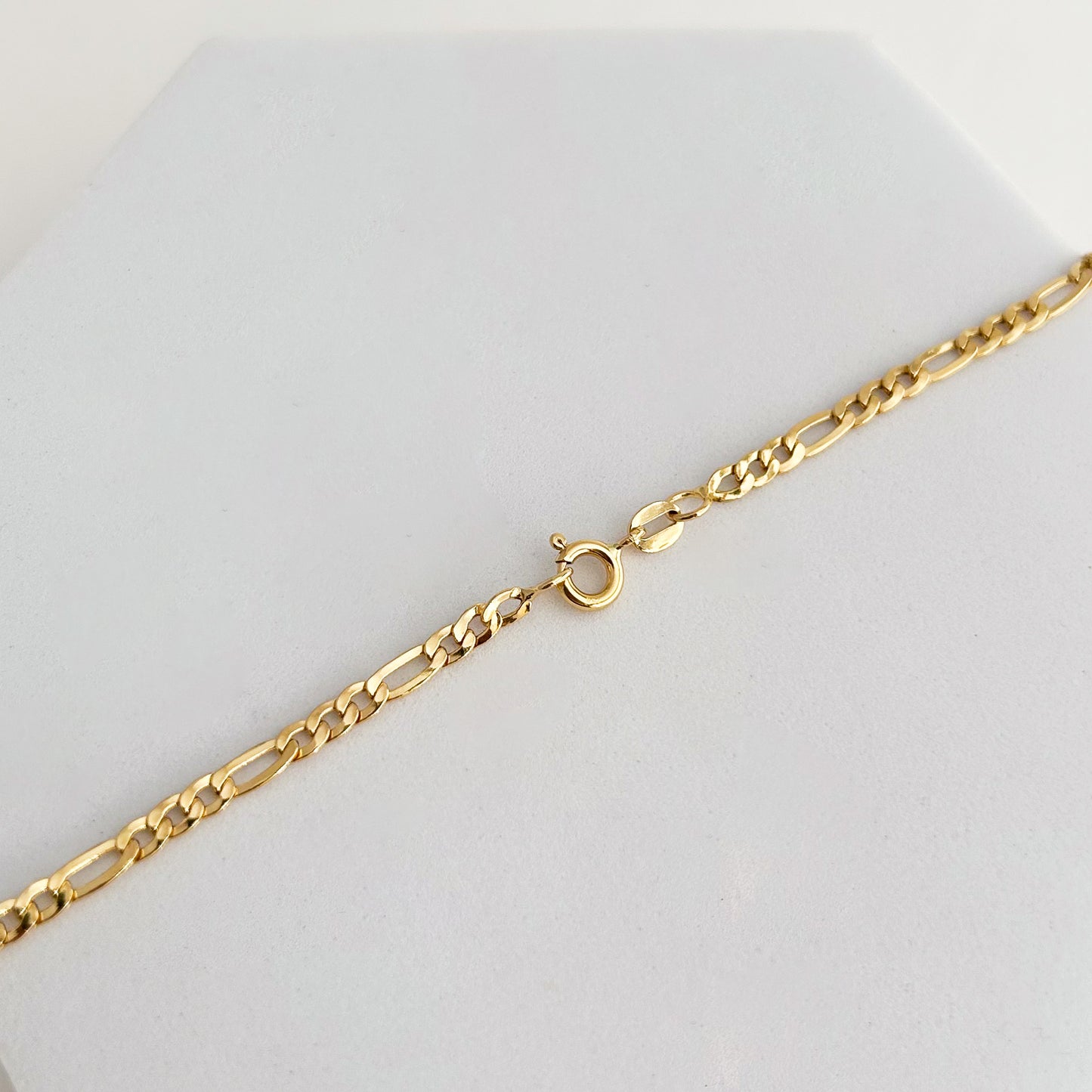 Cadena cartier plana 3 mm 60 Cm Para Hombre Oro 18K