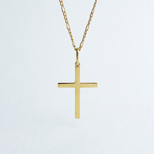 Dije Cruz clasica en Oro18k
