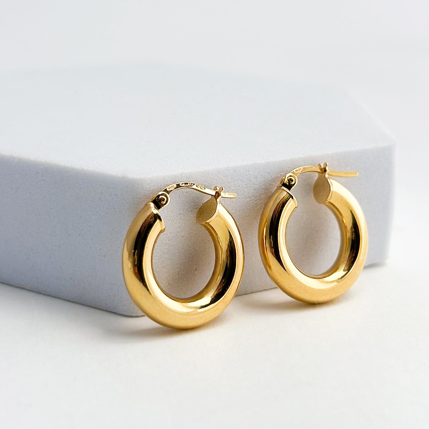 Argollas Donas 5 mm 1.9 cm Oro 18k