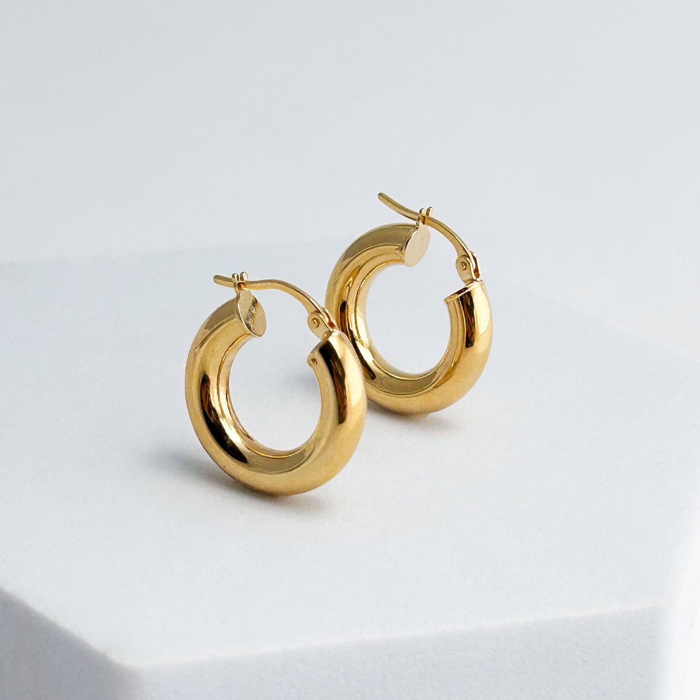 Argollas Donas 5 mm 1.9 cm Oro 18k