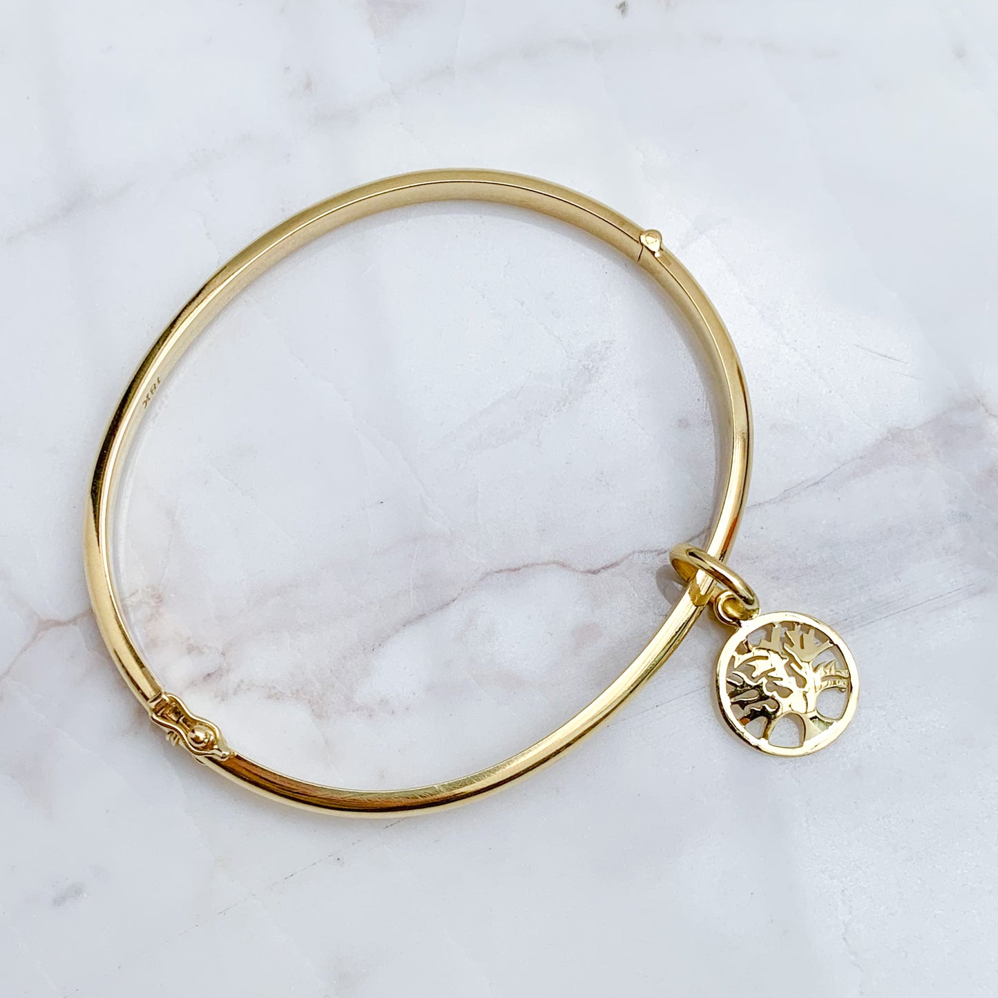 Dije para puñera árbol de la vida - Oro18k