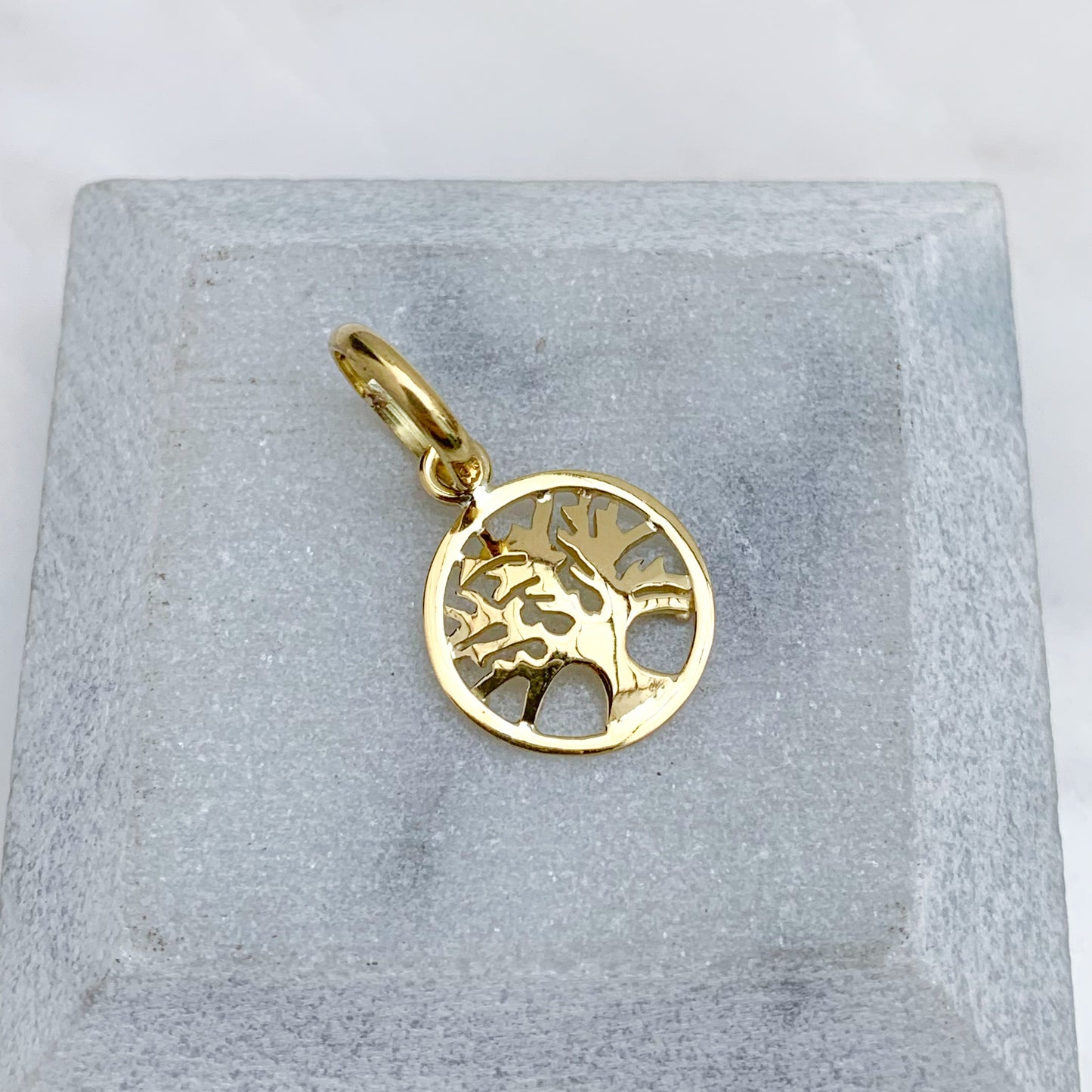 Dije para puñera árbol de la vida - Oro18k