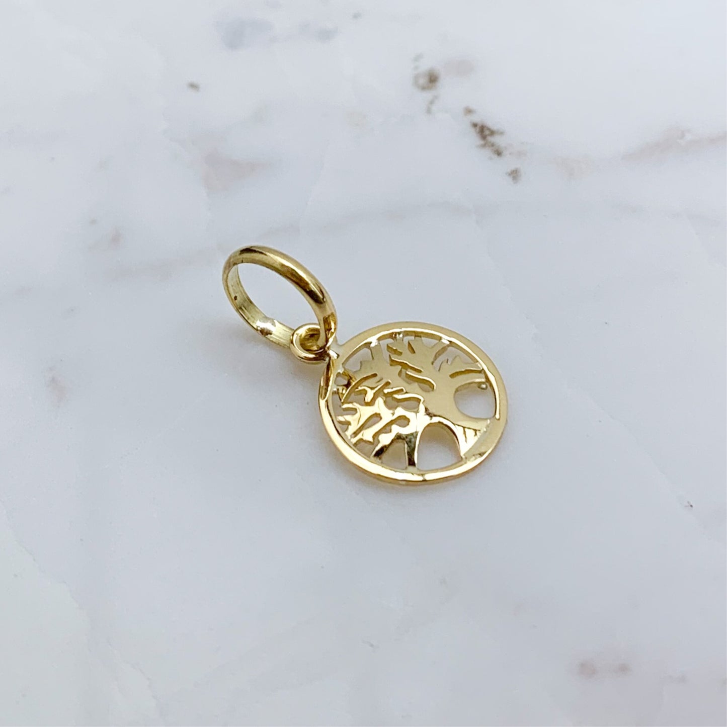 Dije para puñera árbol de la vida - Oro18k