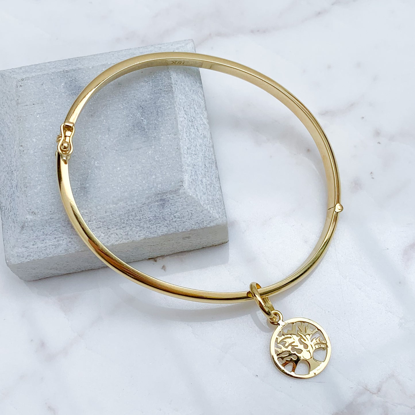 Dije para puñera árbol de la vida - Oro18k
