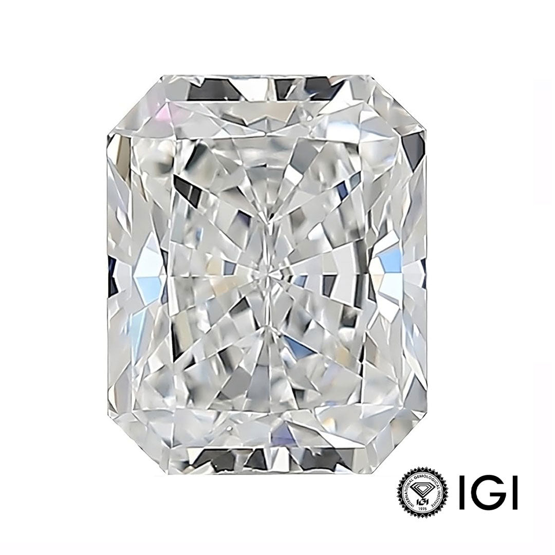 1.01 cts / IGI / E / VVS2 / Radiant - Diamante Lab grown