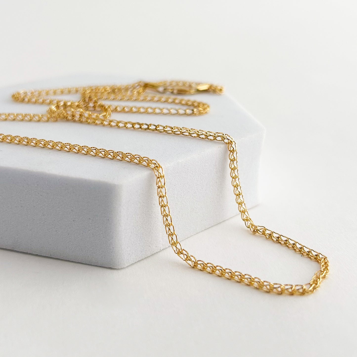 Cadena Serpiente delgada 50 cm oro 18k