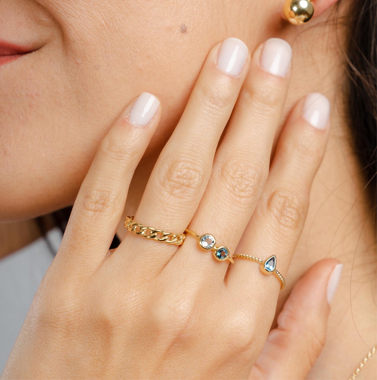 Anillo Barbada en Oro 18K
