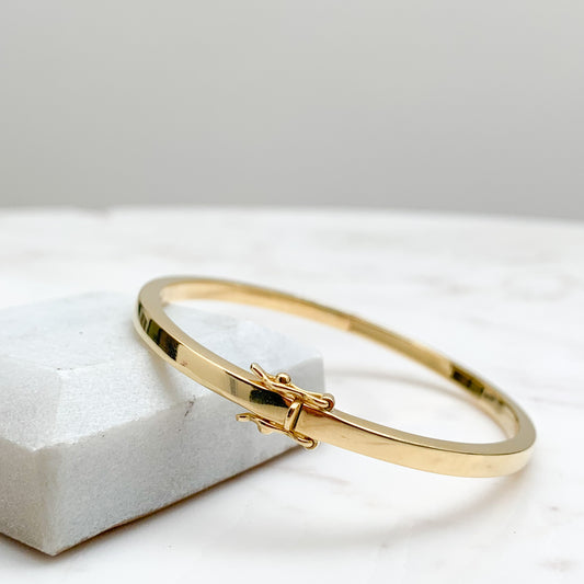 Puñera cinta  4.2 mm en Oro18k