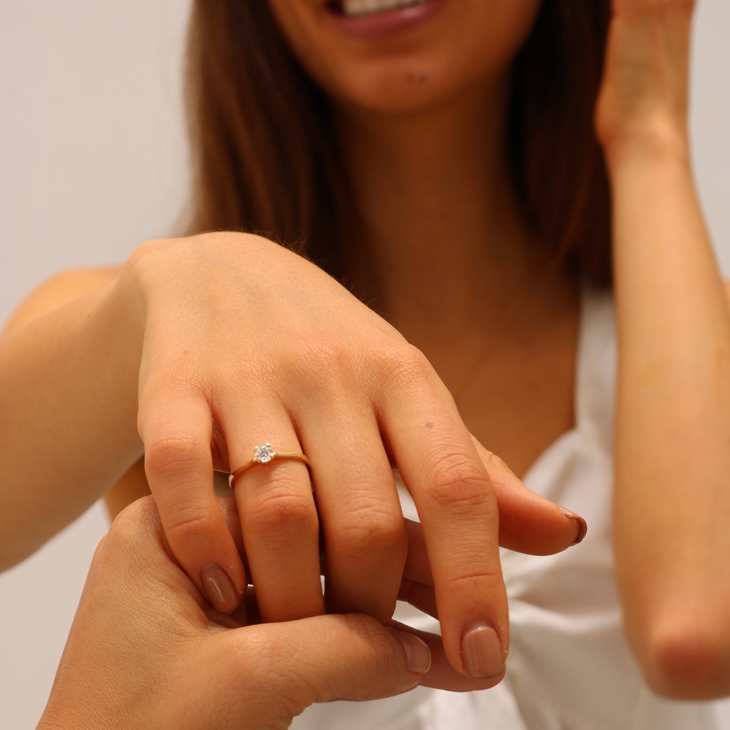 Anillo de Compromiso Oro18k - 1