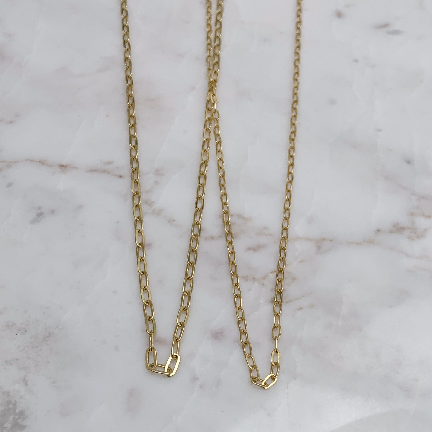 Cadena Clip Gruesa Oro18k