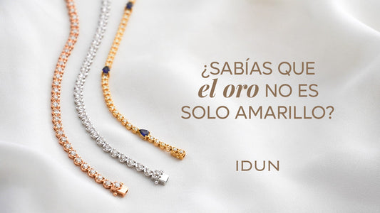 ¿Sabías que el oro no es solamente amarillo?