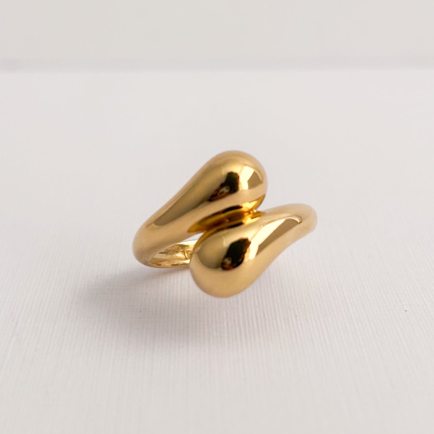 Anillo Gota Oro 18k