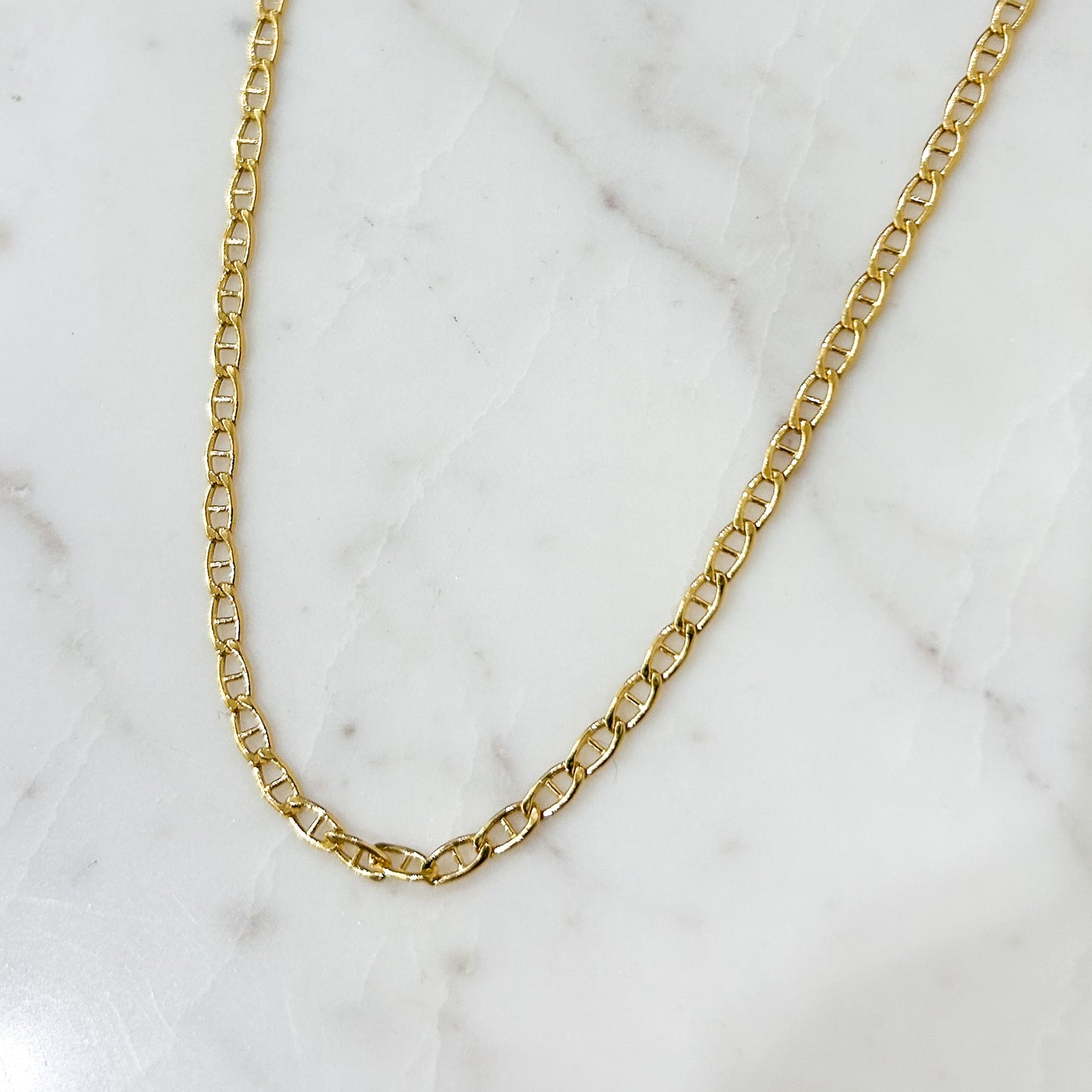 Cadena ancla 50 cm - Oro18k